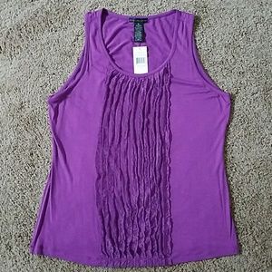 Design History Ruffled Tank